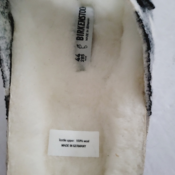 New Birkenstock Men\'s Arizona Rivet Shearling Sandal Plaid Wool ,Size 11 - 11,5 main image 7